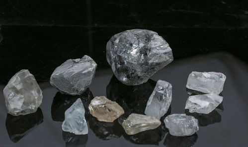 地方发现的钻石原石第一次上京